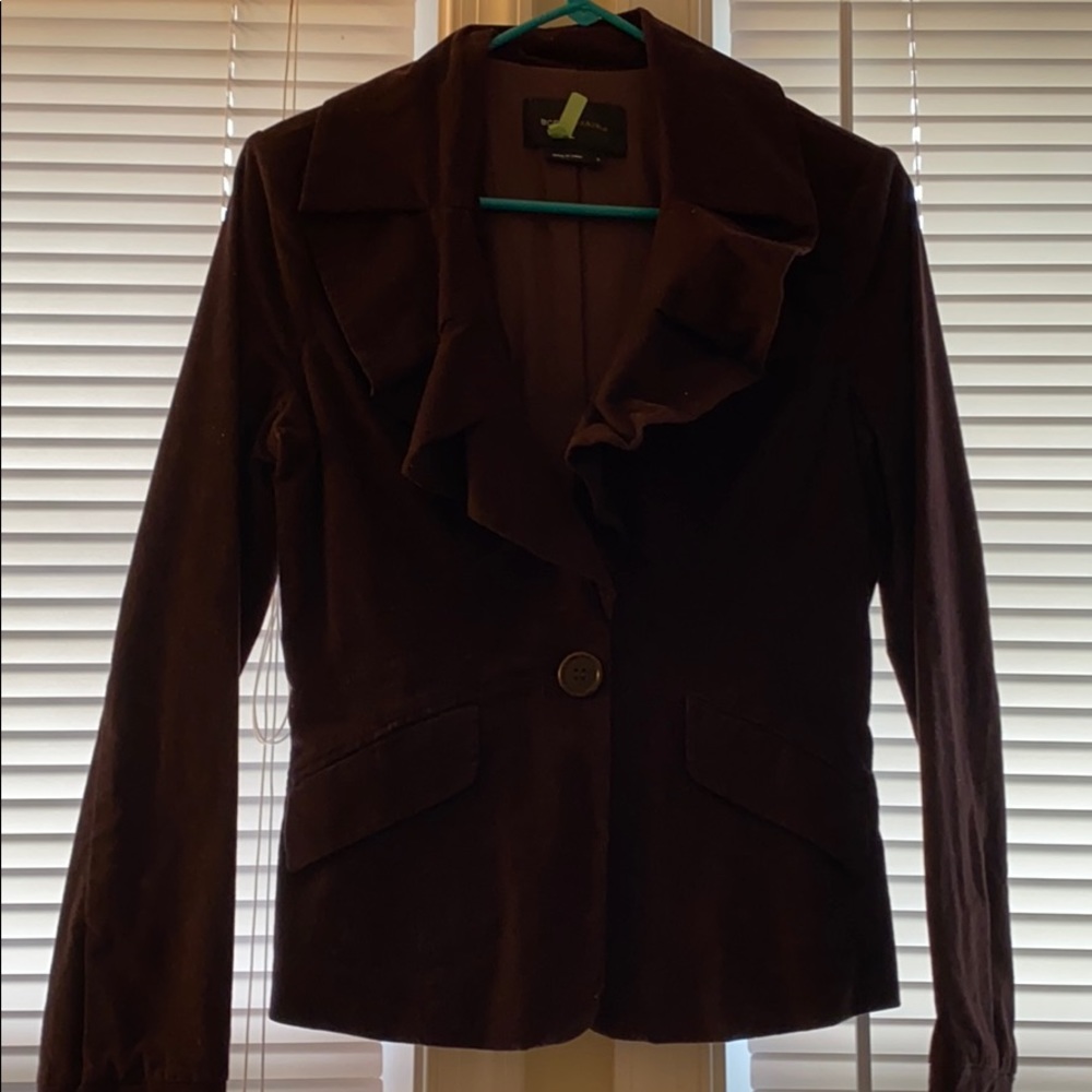 Cute brown BCBG Max Azria jacket!